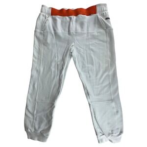 Adidas by Stella McCartney Women's White Jogger‎ Pants Elastic Waist Athletic